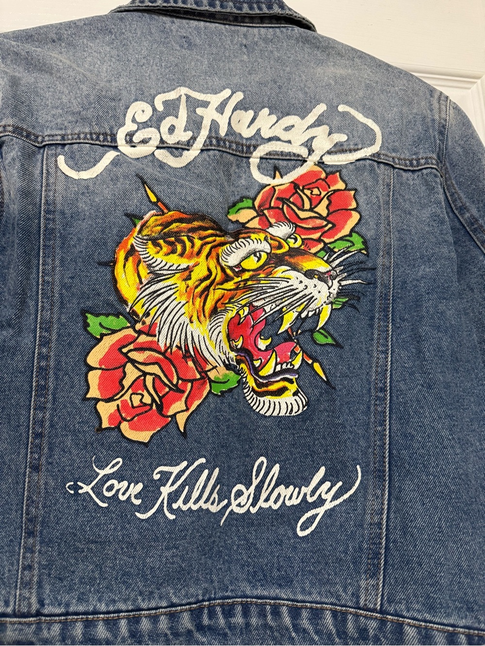 NWT Ed Hardy Denim Jacket - Picture 8 of 8